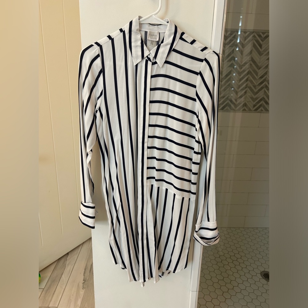 Crisp and cool shirt dress